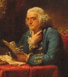 Painting of Benjamin Franklin